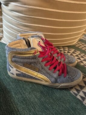 Golden Goose Pony Hair Slides - 37 - with box